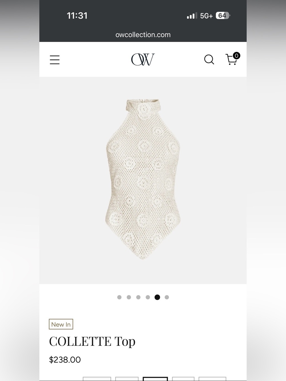 OW Collection Collette Top - Picture 4 of 7